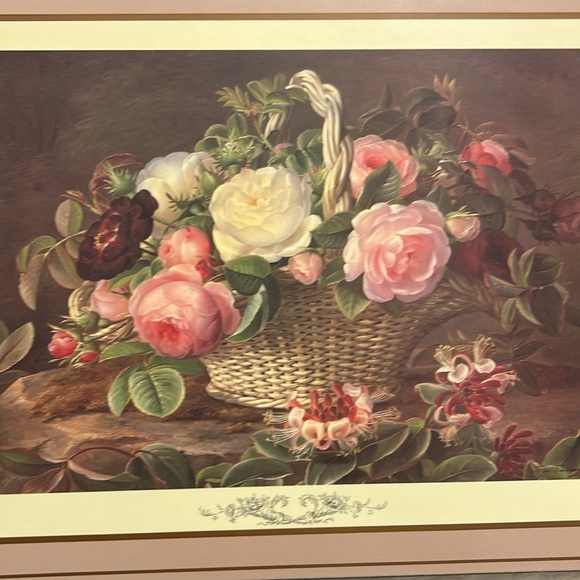 The Pimpernel Basket of Flowers Table Mat Set - Picture 2 of 6